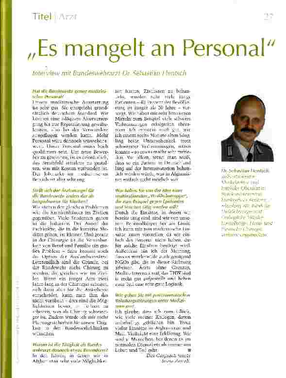 Vorschauseite 1: Es mangelt an Personal