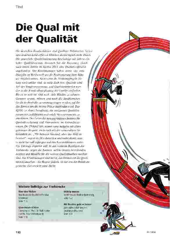 Vorschauseite 1: Die Qual mit der Qualität