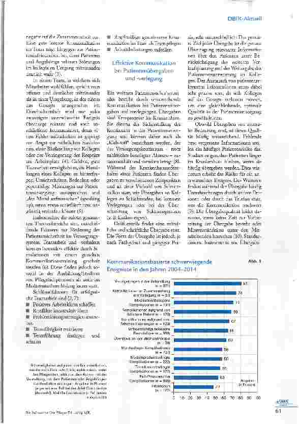 Vorschauseite 2: EFFEKTIVE KOMMUNIKATION FÜR MEHR PATIENTENSICHERHEIT