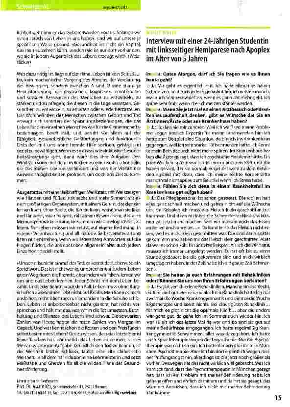 Vorschauseite 2: Das A und 0 der Inklusion -Mittenmang. Und überall.