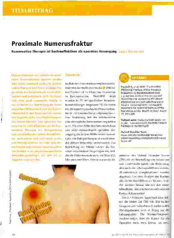 Vorschauseite 1: Proximale Humerusfraktur