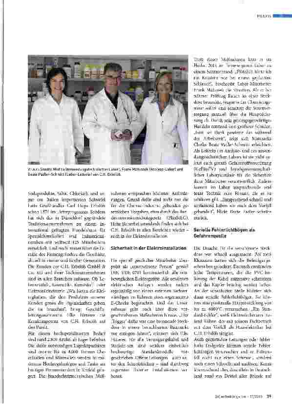 Vorschauseite 2: Sichere Elektroversorgung im Chemielabor