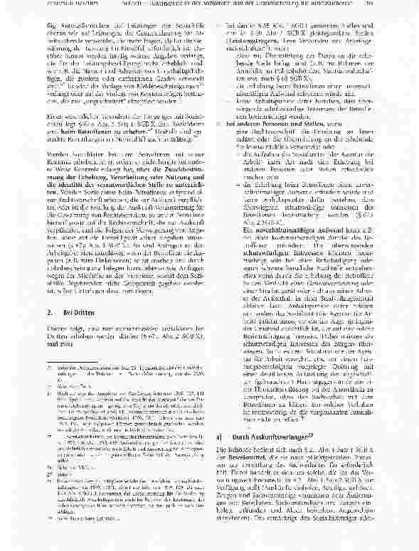 Vorschauseite 3: Datenschutz in der Sozialhilfe und der Grundsicherung für Arbeitsuchende