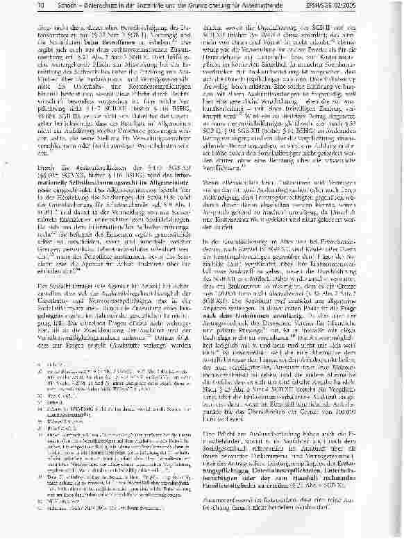 Vorschauseite 4: Datenschutz in der Sozialhilfe und der Grundsicherung für Arbeitsuchende