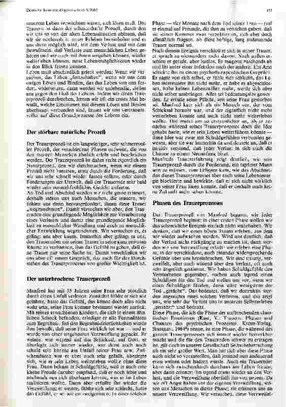 Vorschauseite 2: Phasen und Chancen des Trauerprozesses