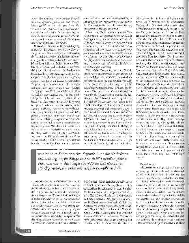 Vorschauseite 4: Multidimensionale Patientenorientierung