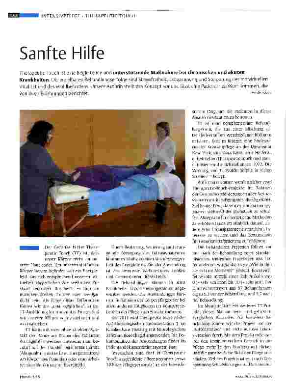 Vorschauseite 1: Sanfte Hilfe