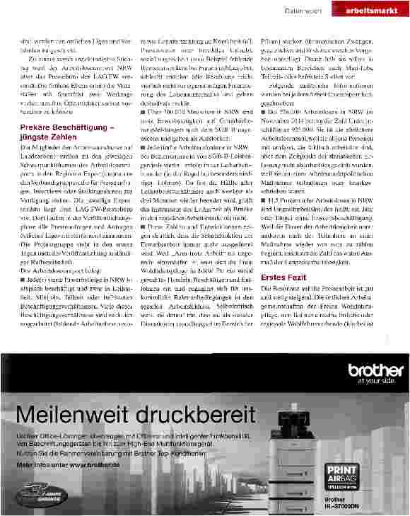 Vorschauseite 3: Arm trotz Arbeit -Zahlen zum Skandal