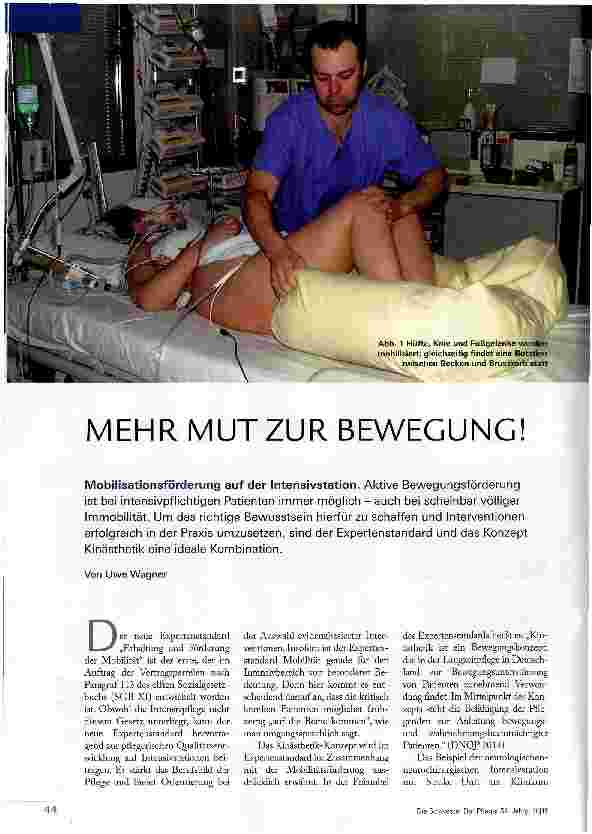 Vorschauseite 1: MEHR MUT ZUR BEWEGUNG!
