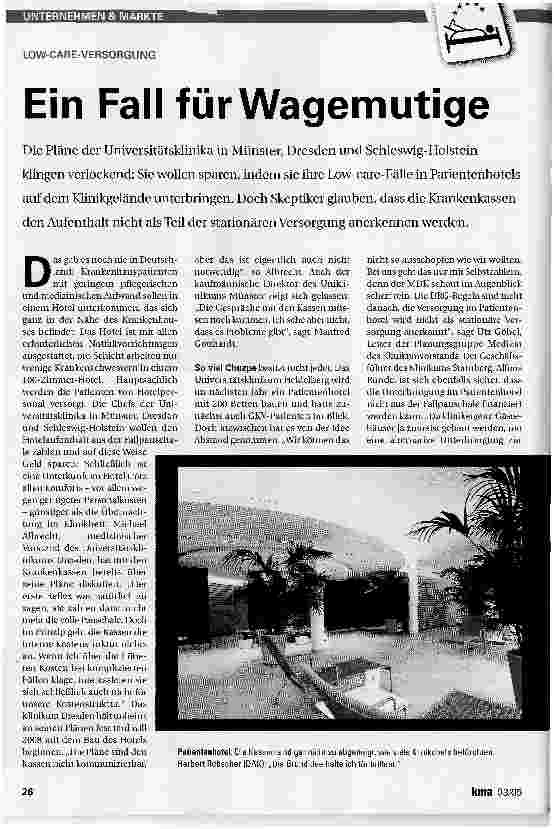 Vorschauseite 1: Ein Fall für Wagemutige