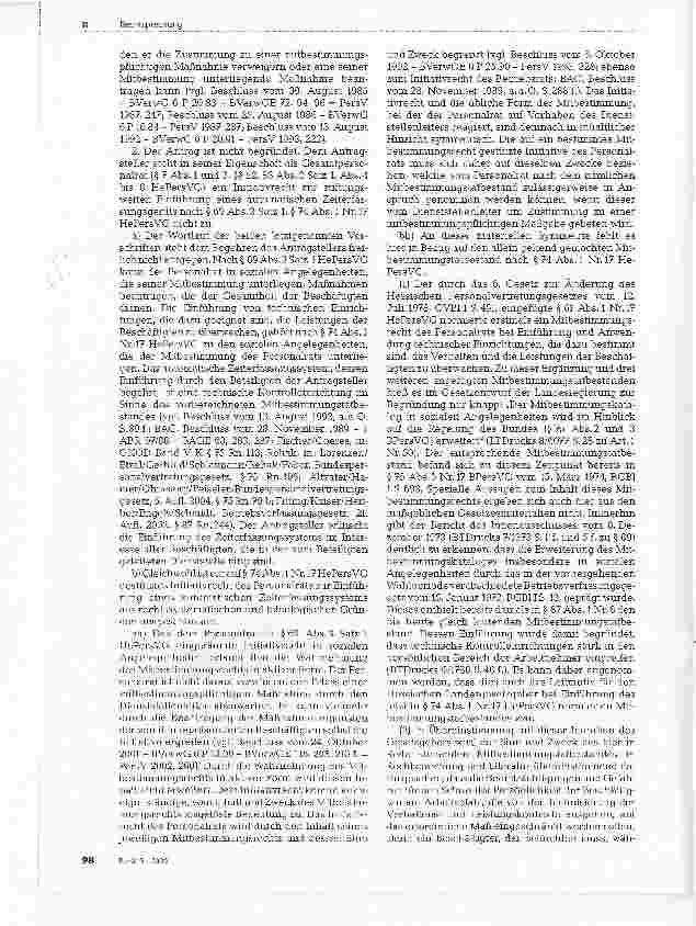 Vorschauseite 2: Initiativrecht des Personalrats bei Einführung technischer Überwachungseinrichtungen