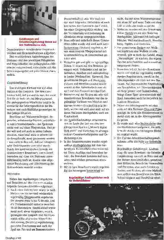 Vorschauseite 2: ABM im Heim - Arbeitsbeschaffungsmaßnahmen im Altenheim, welchen Sinn soll das haben?