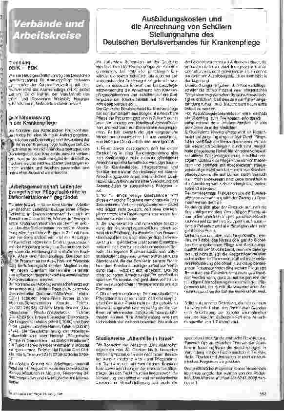 Vorschauseite 1: Ausbildungskosten und die Anrechnung von Schülern
