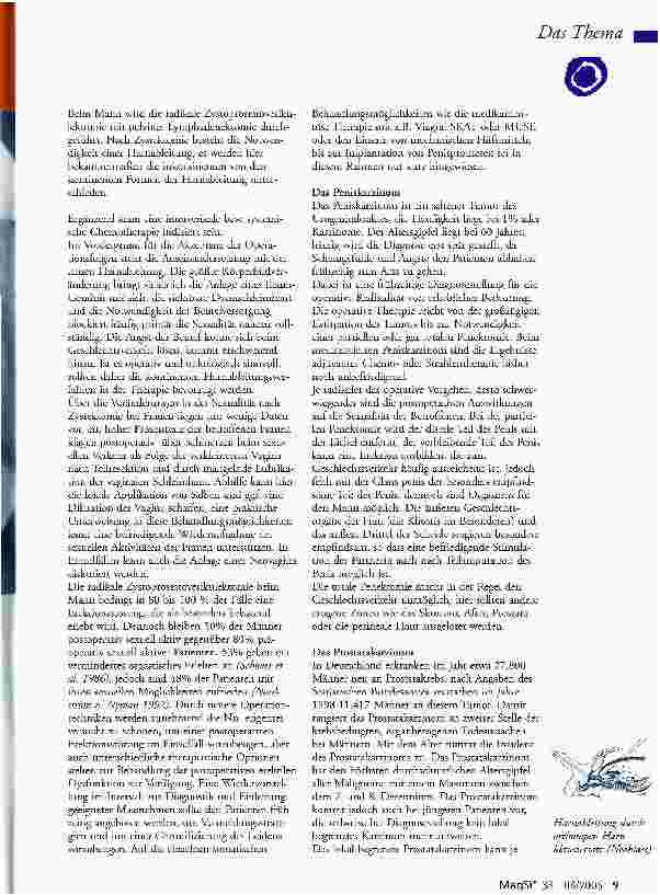 Vorschauseite 2: Körperbildveränderungen durch urologische Tumorerkrankungen und deren Auswirkungen auf die Sexualität der Betroffenen