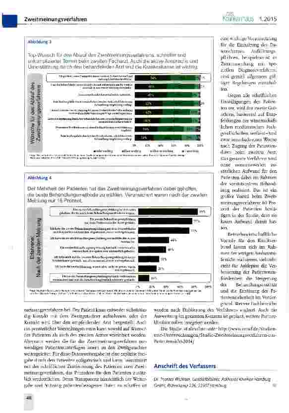Vorschauseite 3: Das standardisierte Zweitmeinungs-verfahren in der Klinikpraxis