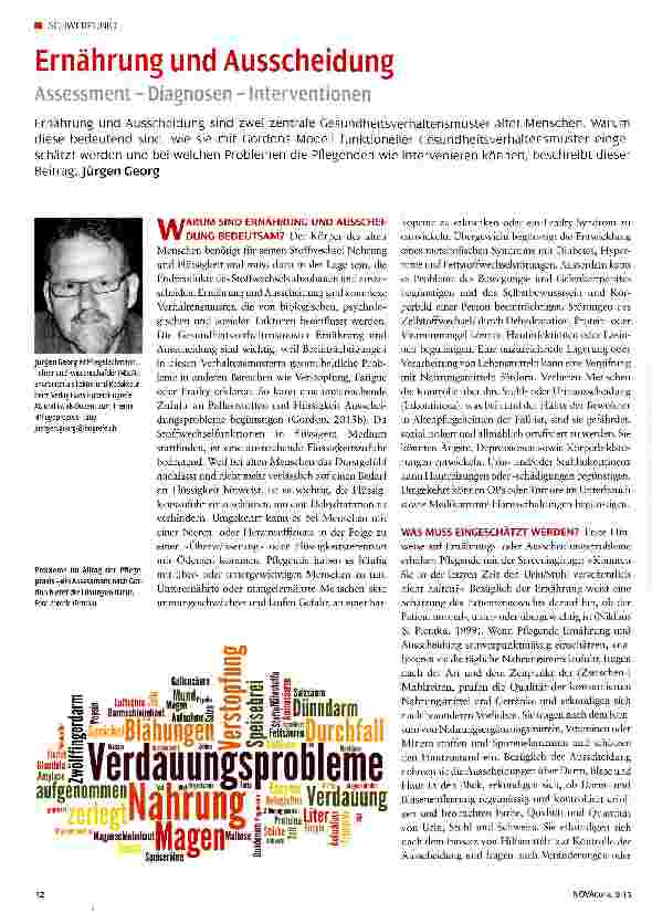 Vorschauseite 1: Ernährung und Ausscheidung