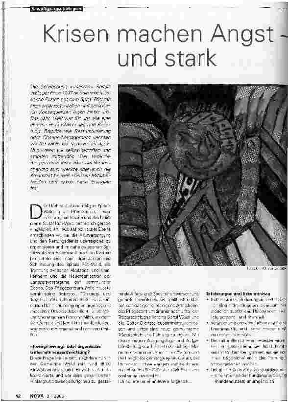 Vorschauseite 1: Krisen machen Angst und Stark