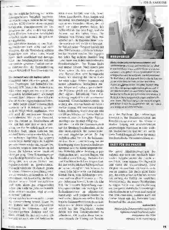 Vorschauseite 2: Erfahrungen als Dokumentarin