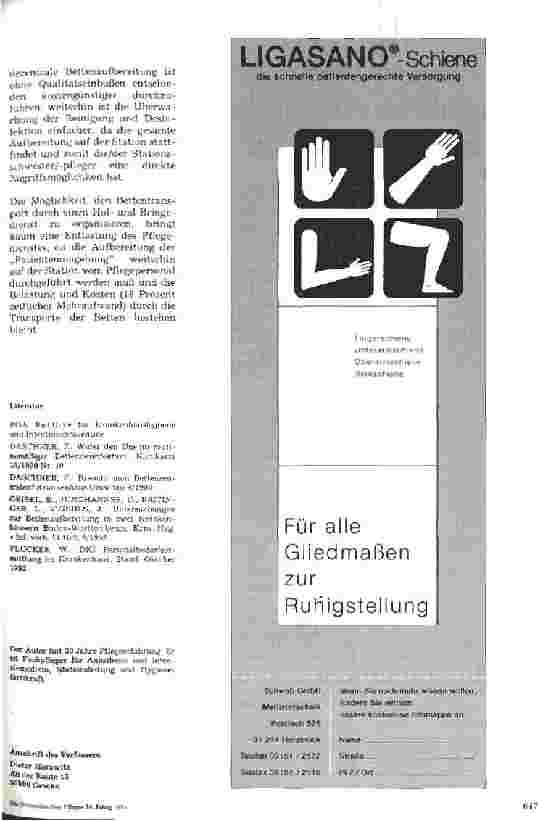 Vorschauseite 4: Dezentrale Bettenaufbereitung Rückoder Fortschritt?
