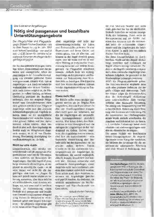 Vorschauseite 2: Entlastung von Angehörigen neu denken