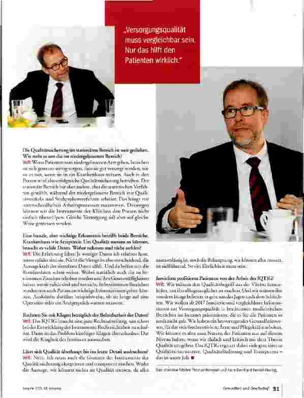 Vorschauseite 4: Rote Karte nur für Qualitätsmuffel