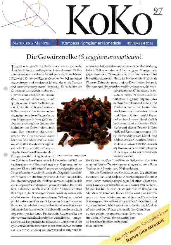 Vorschauseite 1: Die Gewürznelke (Syzygium aromaticum)