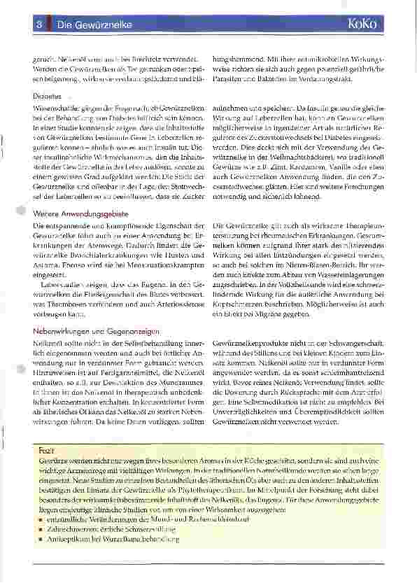 Vorschauseite 3: Die Gewürznelke (Syzygium aromaticum)