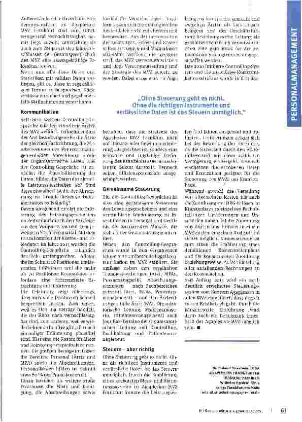 Vorschauseite 3: Die richtige Aufteilung