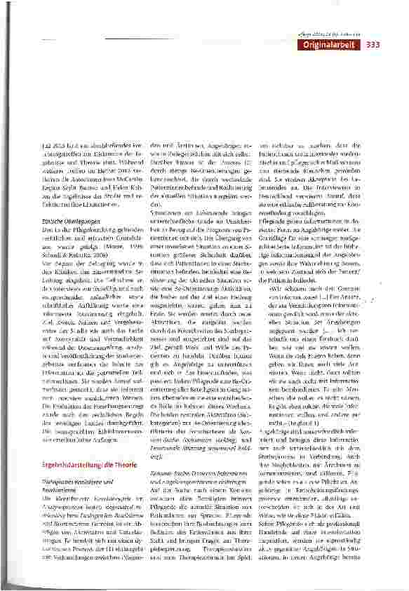 Vorschauseite 5: Dialogisches Realisieren und Reorientieren -Pflegerische Entscheidungsfindungsprozesse und Aktivitäten am Lebensende auf der Intensivstation im internationalen Vergleich