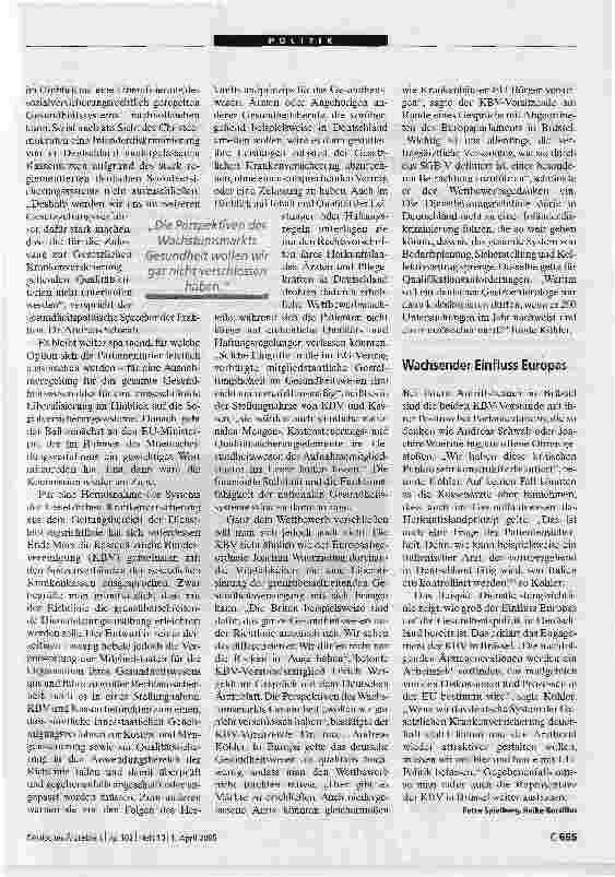 Vorschauseite 2: Bereitschaft zum EinlenkenEuropäische Dienstleistungsrichtlinie