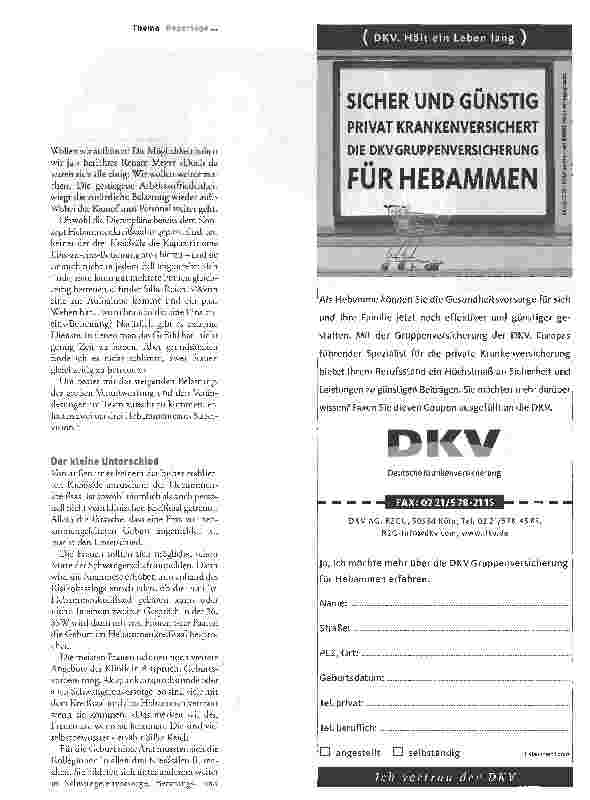 Vorschauseite 5: So richtig Hebamme sein.