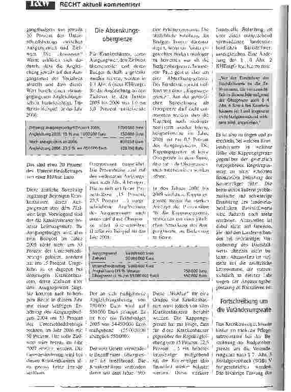 Vorschauseite 2: Krankenhausbudget zum LandeskrankenhausbudgetDer zeitlich gestreckte und veränderte Weg dorthin