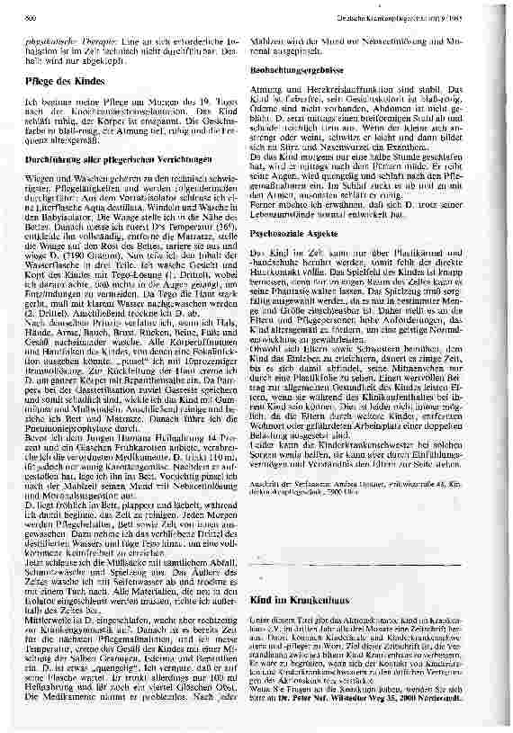Vorschauseite 3: Pflege eines Kindes mit schwerem kombiniertem Immundefekt
