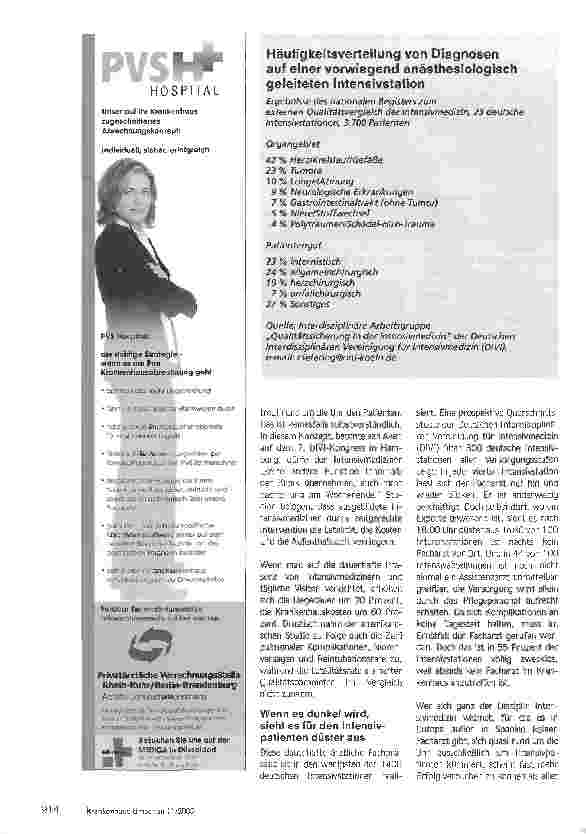 Vorschauseite 3: Alles operabelDie Intensivstation, Nabel der Krankenhauswelt