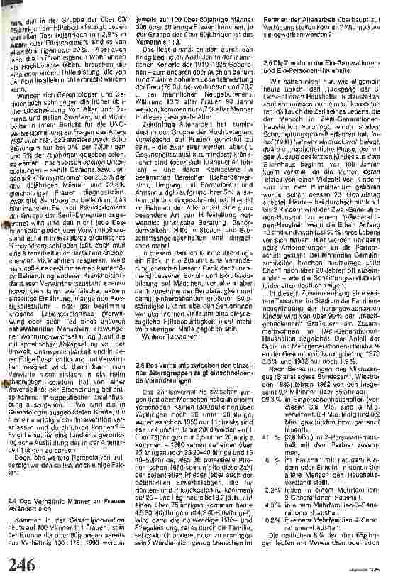 Vorschauseite 4: Der alte Mensch in der heutigen Gesellschaft 1.Teil