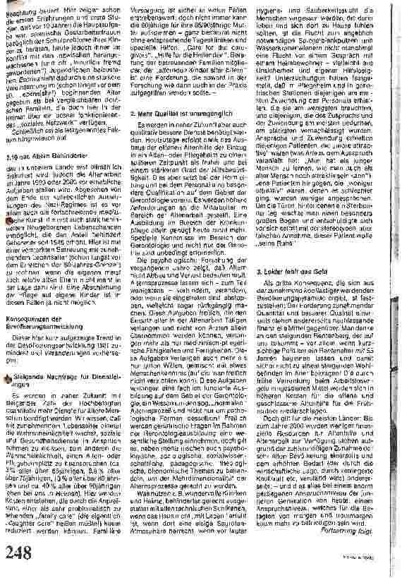 Vorschauseite 6: Der alte Mensch in der heutigen Gesellschaft 1.Teil