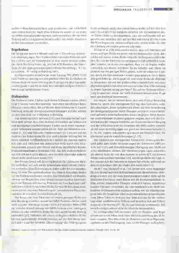 Vorschauseite 4: Verbesserte Rehabilitation bei chronischem Schleudertrauma