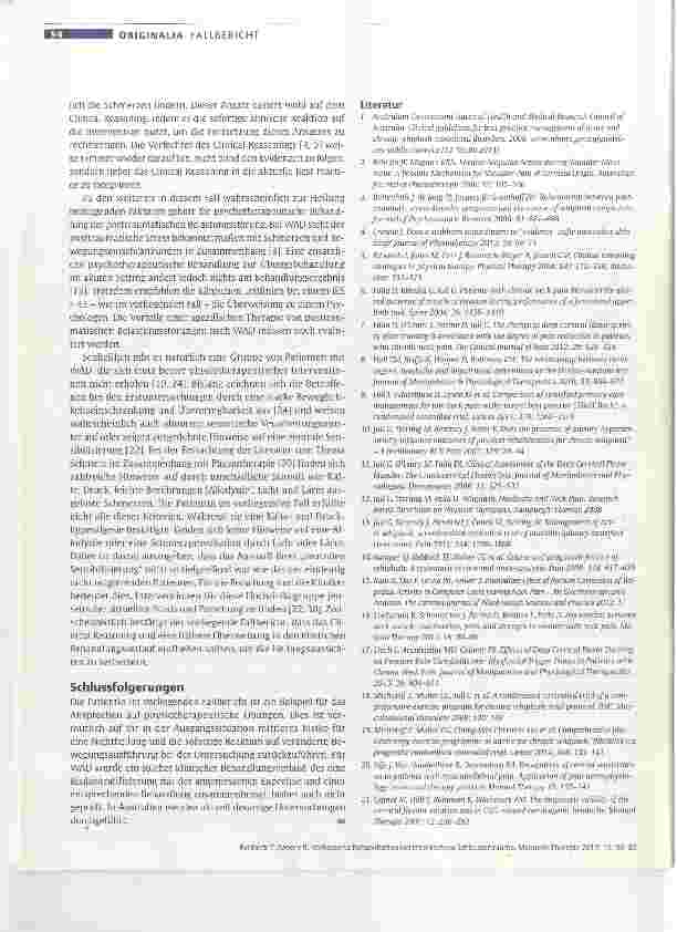 Vorschauseite 5: Verbesserte Rehabilitation bei chronischem Schleudertrauma