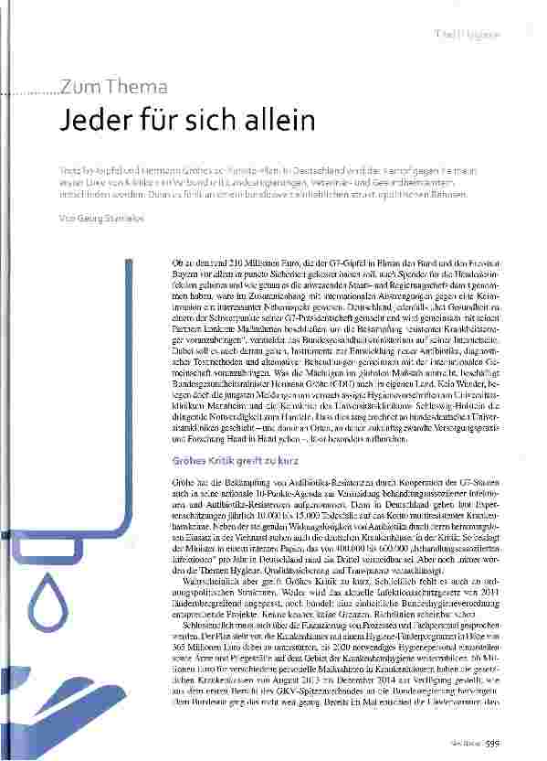 Vorschauseite 1: Zum Thema Jeder für sich allein