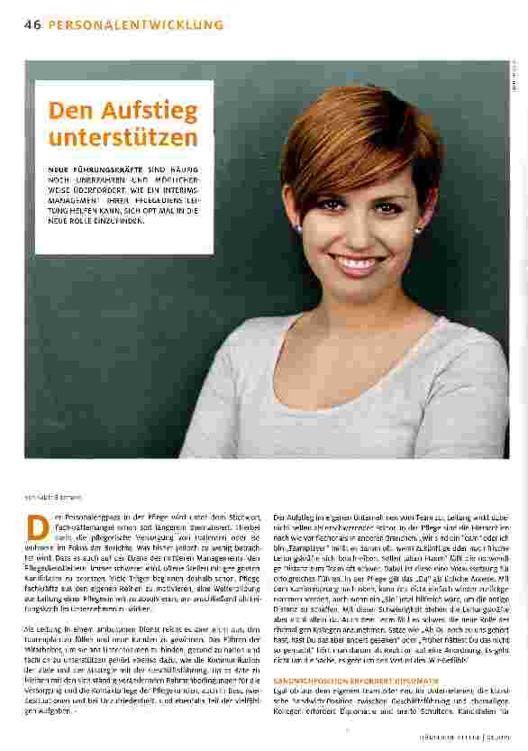 Vorschauseite 1: Den Aufstieg unterstützen