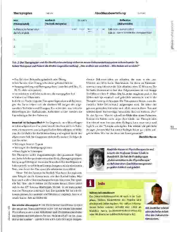 Vorschauseite 4: Therapiedokumentation Ein System für alle Fälle