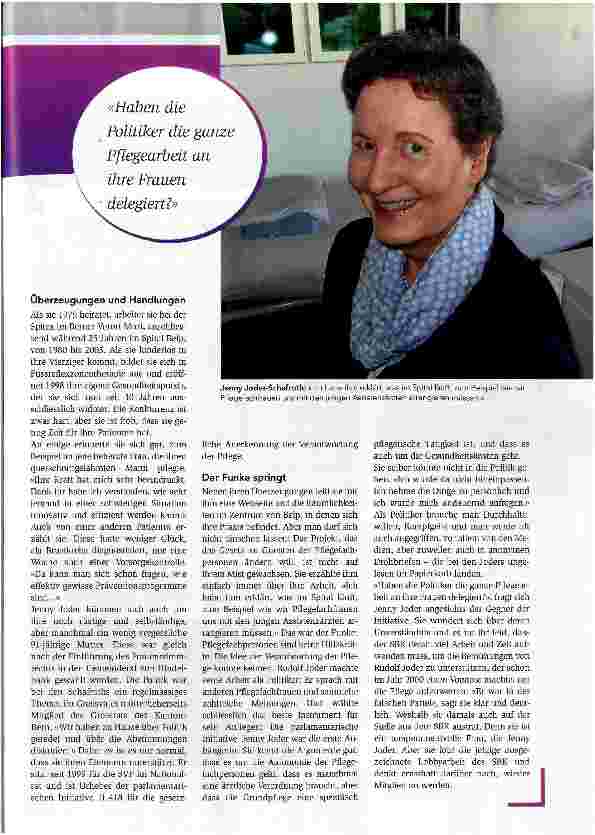 Vorschauseite 2: Die Frau am Ursprung der Initiative