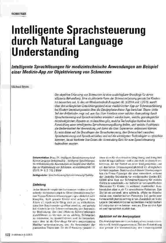 Vorschauseite 1: Intelligente Sprachsteuerung durch Natural Language Understanding