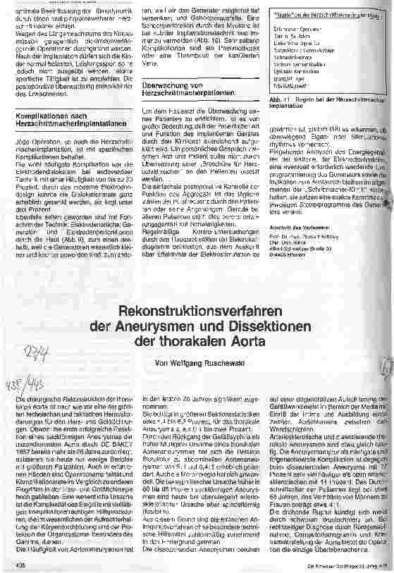 Vorschauseite 5: Herzschrittmacherimplantation