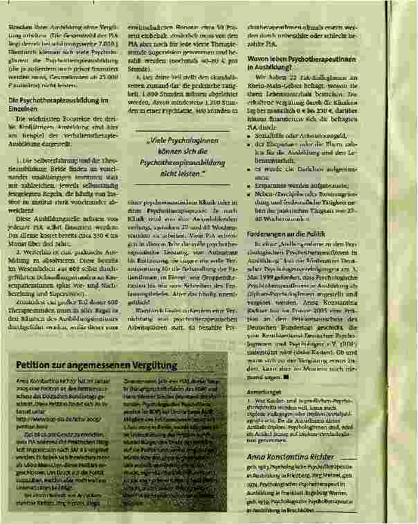 Vorschauseite 3: Ein steiniger Weg. Ausbeutung in der Psychotherapie-Ausbildung