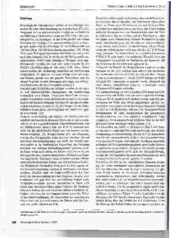 Vorschauseite 2: Die Anwendung der ICF in der Neurorehabilitation anhand des ICF-Modellblattes und der ICF Core-Sets