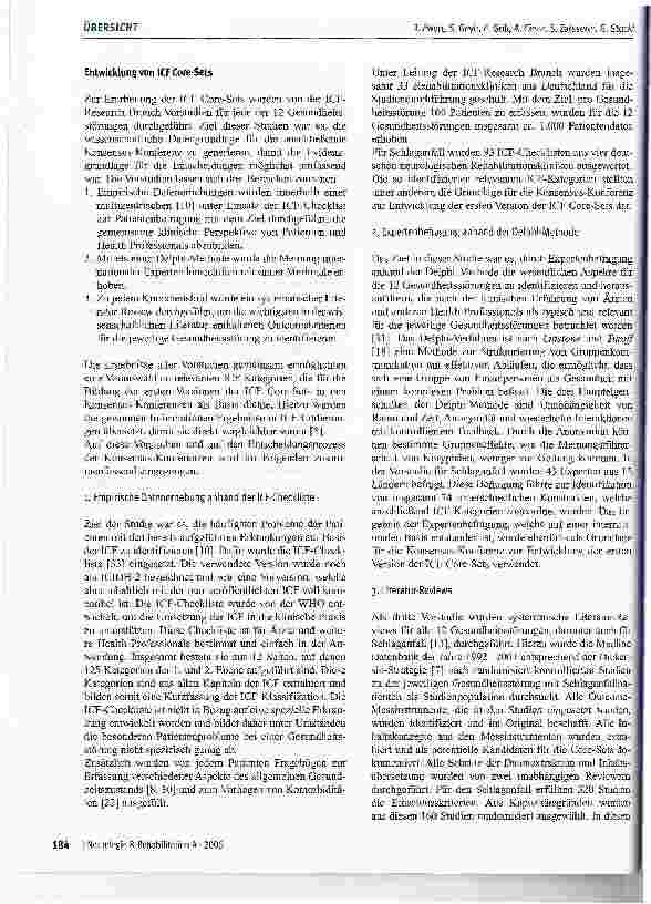 Vorschauseite 6: Die Anwendung der ICF in der Neurorehabilitation anhand des ICF-Modellblattes und der ICF Core-Sets