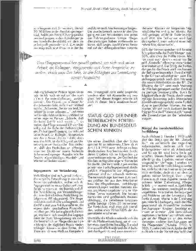 Vorschauseite 2: Mehr Leistung durch bessere Anerkennung