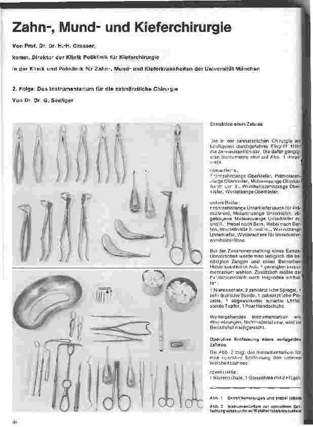 Vorschauseite 1: 2. Folge: Das Instrumentarium für die zahnärztliche Chirurgie