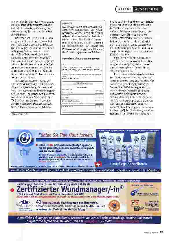 Vorschauseite 2: Reform pädagogischer UnterrichtPROJEKT DALTONPÄDAGOGIK IN DER SCHULE FÜR ALLGEMEINE GESUNDHEITS- UND KRANKENPFLEGE AM AKH WIEN